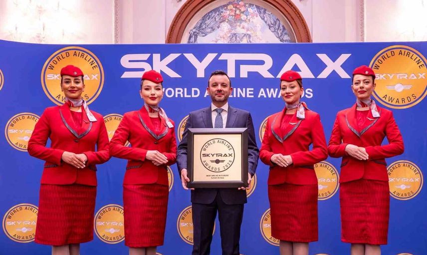 Türk Hava Yolları 11. kez avrupa’nın zirvesinde: Skytrax’ta 8 ödülle döndü