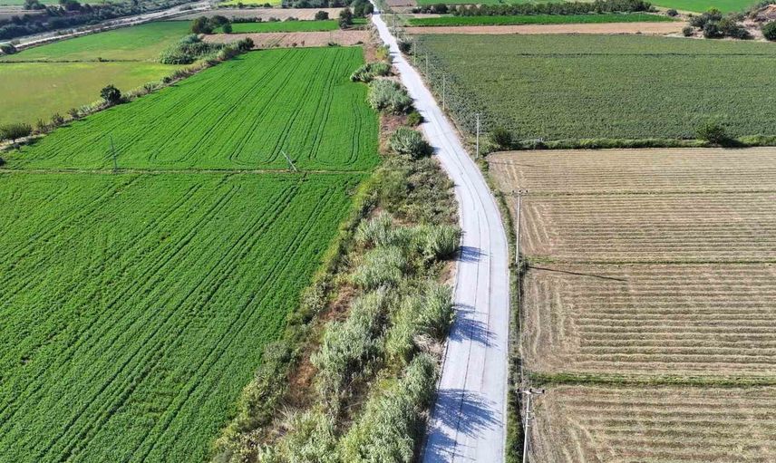 Kırsal bağlantı yolu yenilendi: Savrandere ile Böcek arasındaki güzergah asfaltlandı
