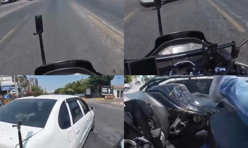 Sahil yolunda iki ayrı çarpışma: motosiklet ve elektrikli bisiklet sürücüleri yaralandı