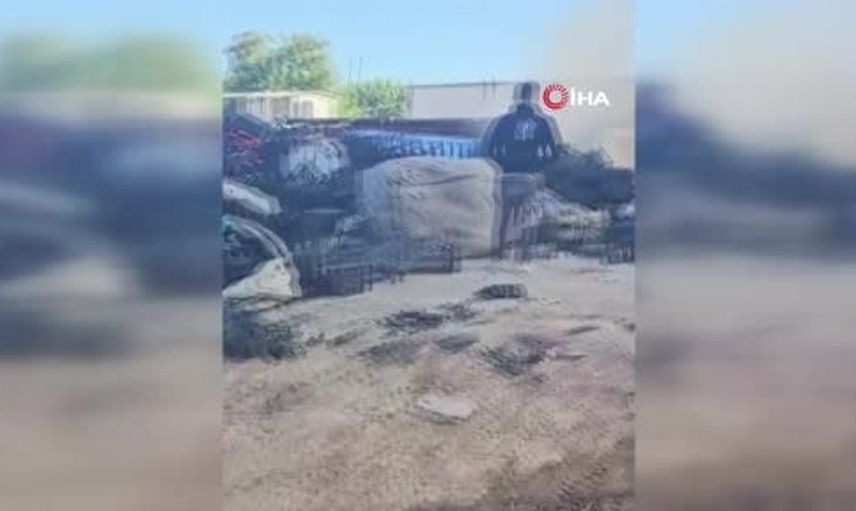 Yıldırım'da geri dönüşüm tesisinde alevler ve patlama paniği