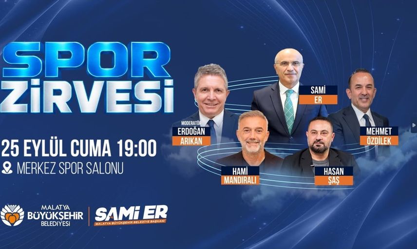 Malatya'da sporun geleceği ve efsanelerin deneyimleri paylaşılacak