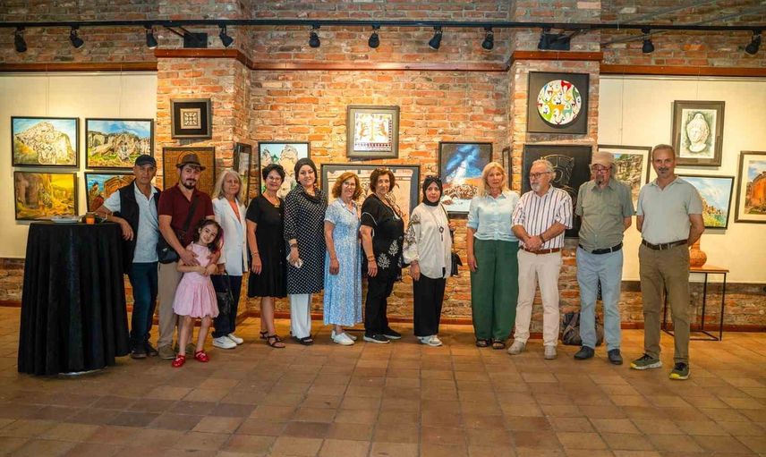 eskişehir’de frig sergisine minik bir ressam damga vurdu