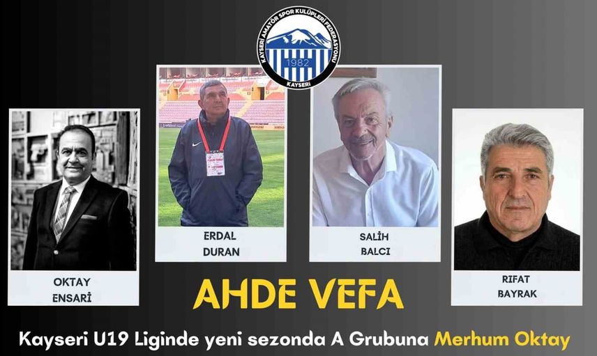 Lig gruplarına Kayseri sporuna emeği geçen isimler verildi