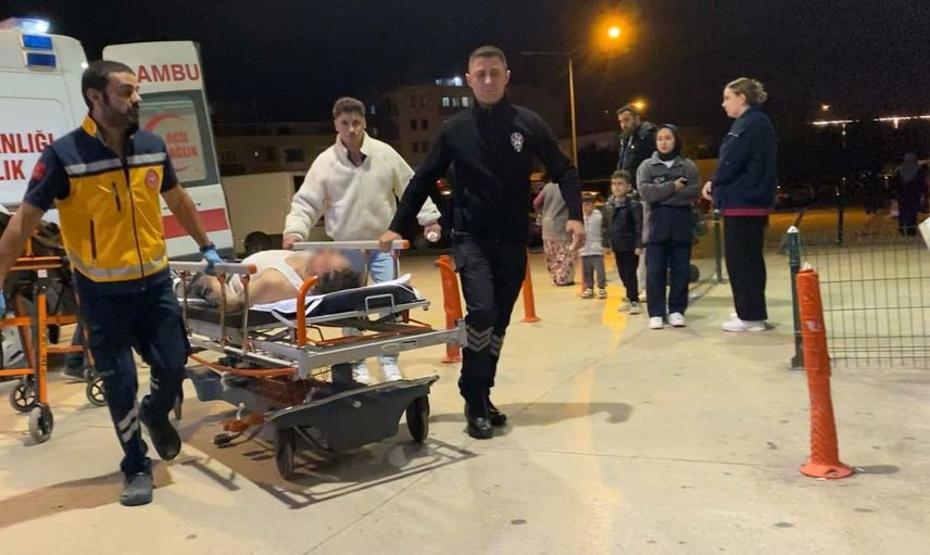 Kafeteryada harlayan ısıtıcı yangına dönüşünce üç kişi yaralandı