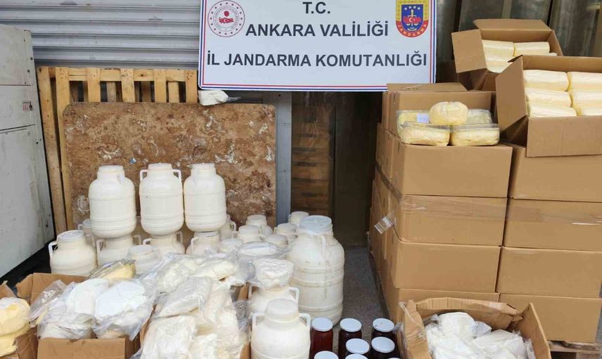 Süt paketlerinin ardındaki tehlike: Ankara'da 838 kilogram sahte ürün ele geçirildi