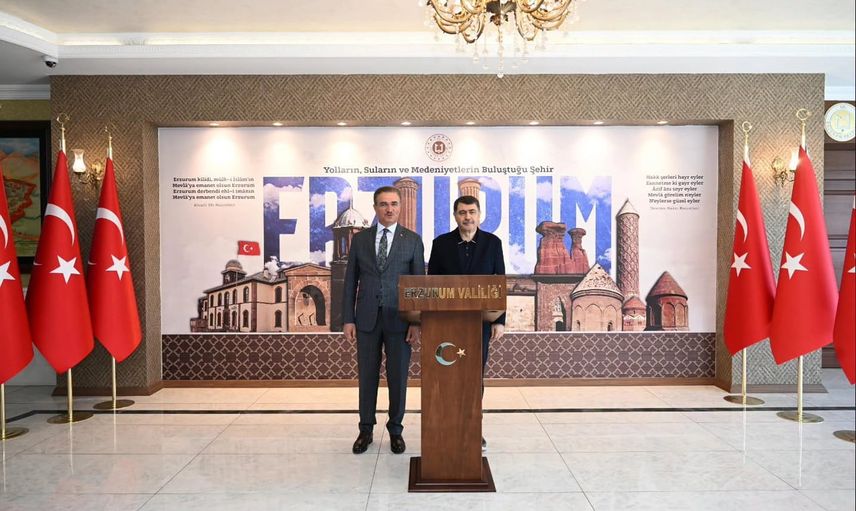 İnsan hakları gündemi için Erzurum ziyareti