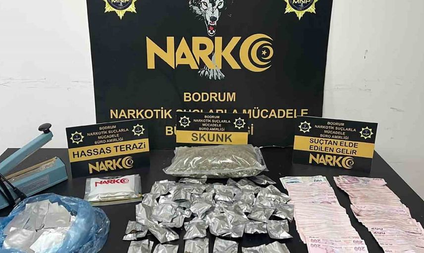 Muğla'da eş zamanlı uyuşturucu operasyonunda 3 tutuklama