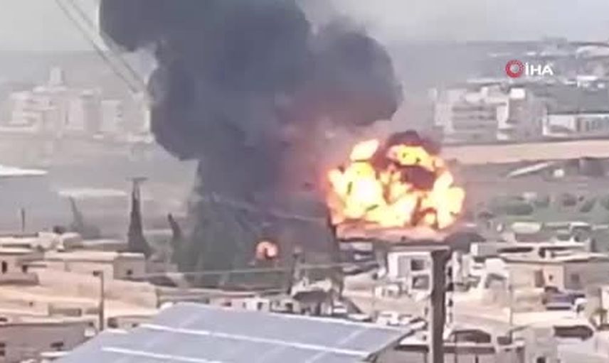 İdlib'de mühimmat deposunda patlama: sekiz kişi yaralandı