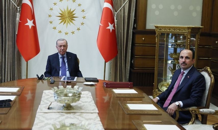 Yerel yönetimler gündemi: Erdoğan Uğur İbrahim Altay'ı Cumhurbaşkanlığı Külliyesi'nde kabul etti