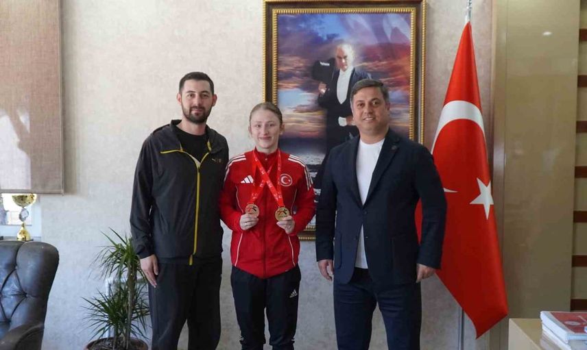 Manisa'da Avrupa gururu: Nurbade Büber'e il müdüründen ödül