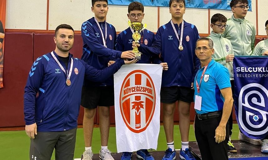 Köyceğizli masa tenisçiler Adana'da bölge finallerinde öne çıktı