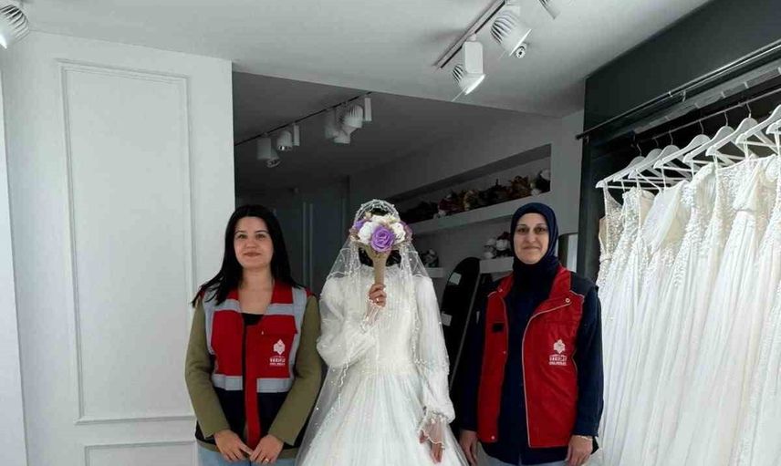 Miras kalan vakıf desteği bir gelinin düğününe vesile oldu