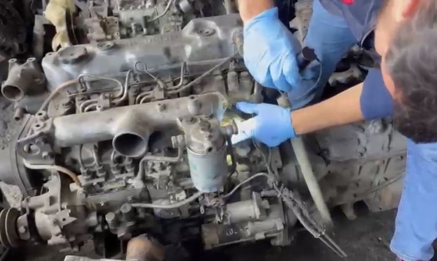 Tekkeköy'de iş yerinde üç kaçak motor bulundu