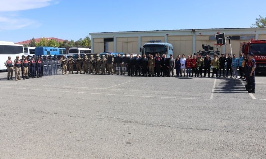 cezaevinde gerçeğe yakın olağanüstü hal tatbikatı düzenlendi