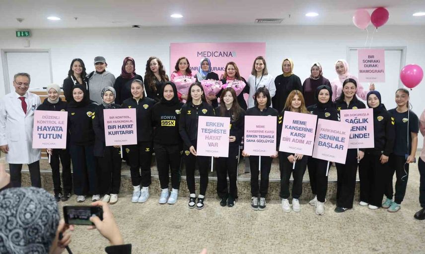 Medicana Konya'da yaşam öyküleriyle meme kanseri bilinçlenmesi yükseliyor