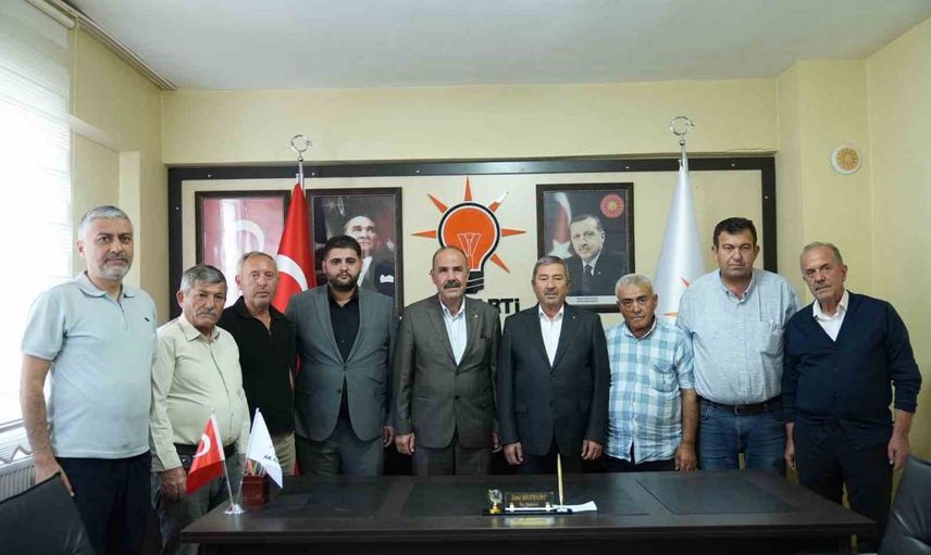 Darende'de birlik vurgusu: belediye başkanından ilçe başkanına hayırlı olsun ziyareti