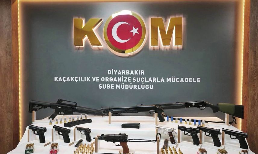 diyarbakır’da planlı baskın: silah ve mühimmatla bağlantılı 13 kişi yakalandı