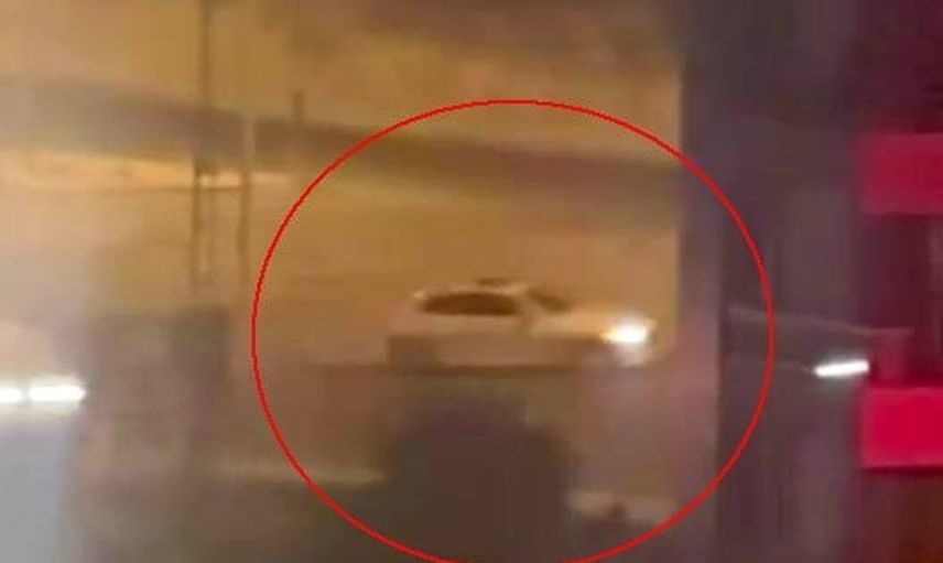Gece drifti mahalleyi uykusuz bıraktı