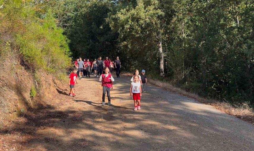 Gazipaşa'da sporla kaynaşma: Hasdere'de doğa yürüyüşü