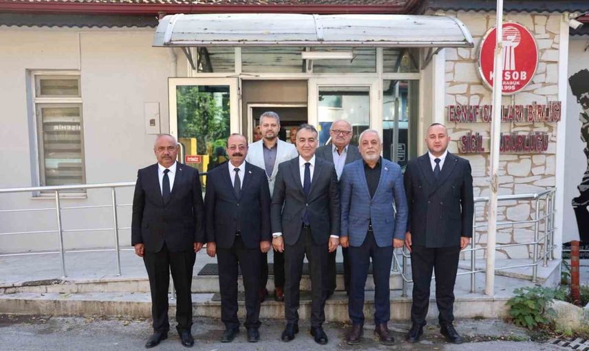 Vali Çağatay'tan esnaf odalarına çözüm odaklı ziyaret