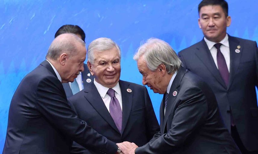 Bişkek'te liderlerin buluşması: Erdoğan ŞİÖ+ zirvesi aile fotoğrafında