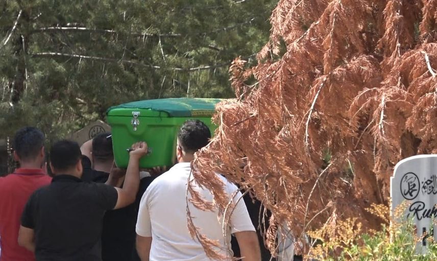 eşi tarafından vurulan 27 yaşındaki kadın Kilis'te defnedildi