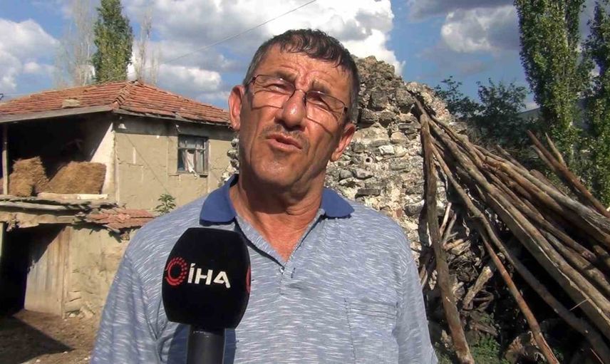 Mecitözü'nde unutulmuş hamam köy tarihine yeniden hayat vermeyi bekliyor