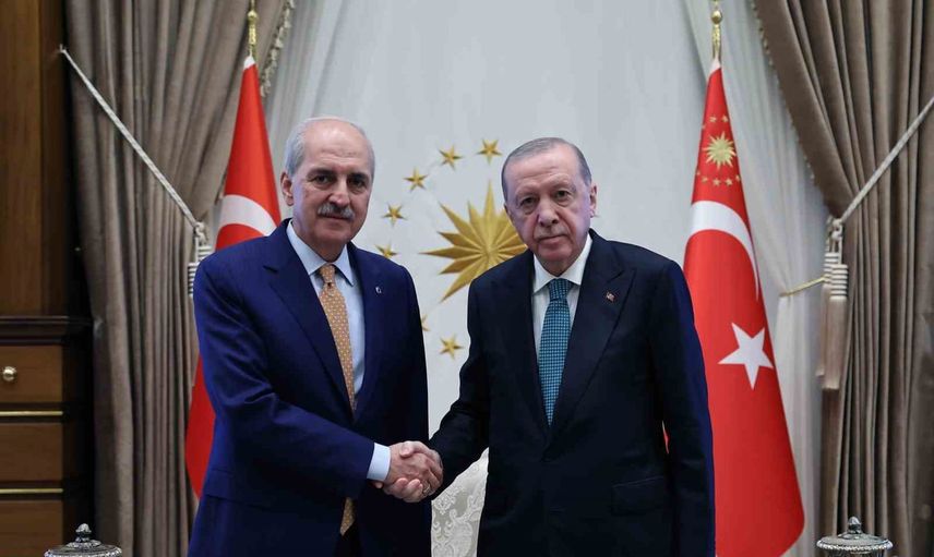 Erdoğan ve Kurtulmuş külliyede bir araya geldi