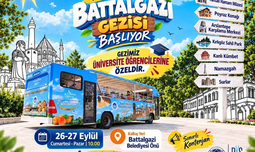 Battalgazi'de üniversitelere yönelik tarih ve kültür turu