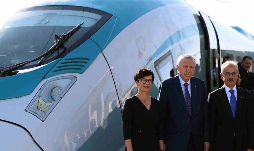 Cumhurbaşkanı vatman koltuğunda: Çerkezköy-Kapıkule hattında ilk test sürüşü