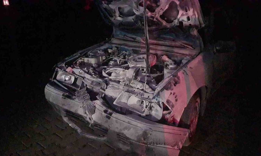 Gece aniden çıkan mandalar kaza yaptırdı: araç hurdaya döndü, iki yaralı