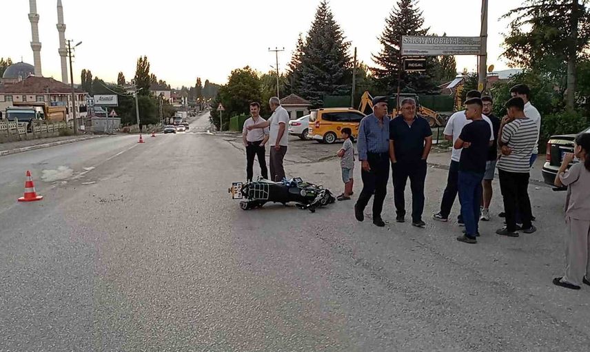 Sulusaray'da sollama manevrası kazayla sonuçlandı