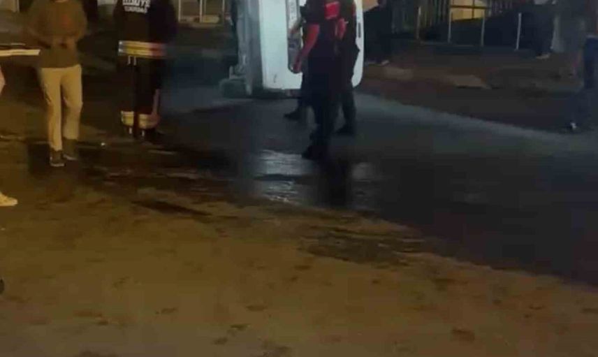 Kapaklı'da gece kaza: iki araç ve bir yaya hafif yaralandı
