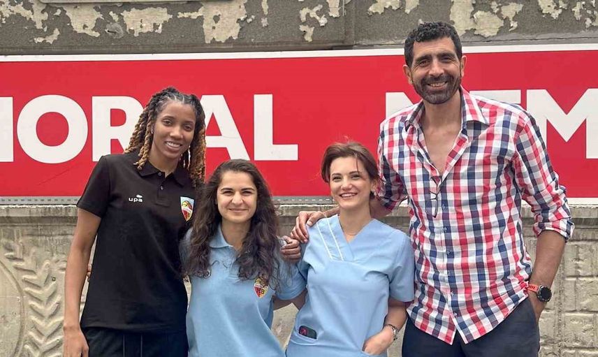 Melikgazi Kayseri Basketbol’un yeni transferi Morgan Jones sağlık kontrolünden geçti
