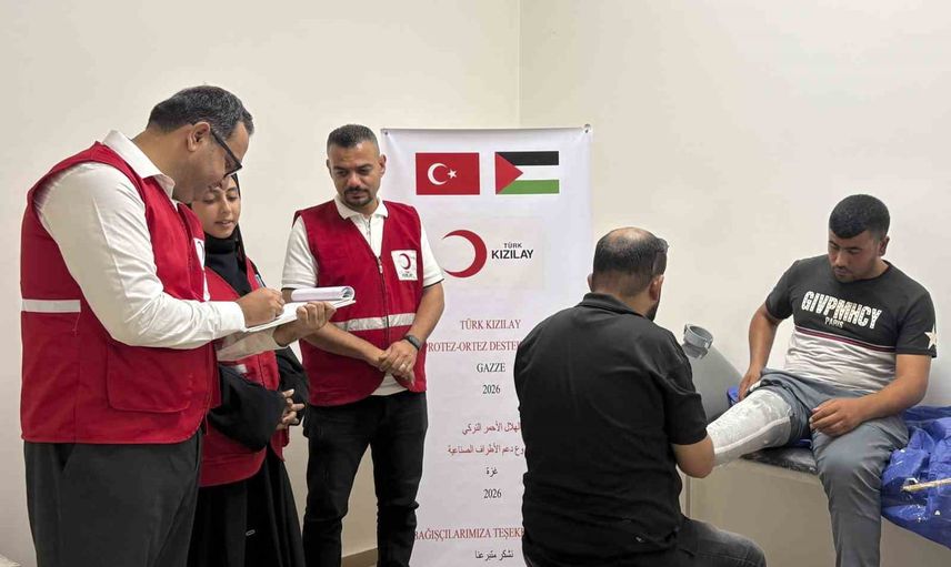 Türk Kızılay Gazze'de protez-ortez destek projesiyle yaralananlara umut oldu