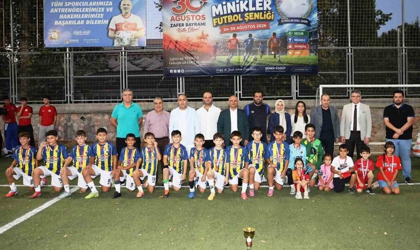 Körfez'de miniklerin kupasız futbol şenliği 30 Ağustos'u coşkuyla tamamladı