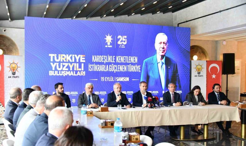 terörsüz Türkiye vurgusu samsun buluşmasında öne çıktı