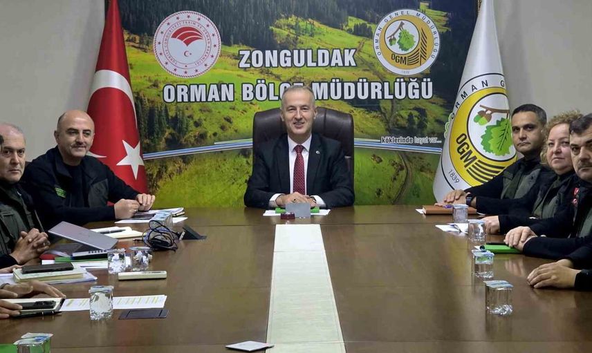 Zonguldak orman bölge müdürlüğünde 2026 hedefleri masaya yatırıldı