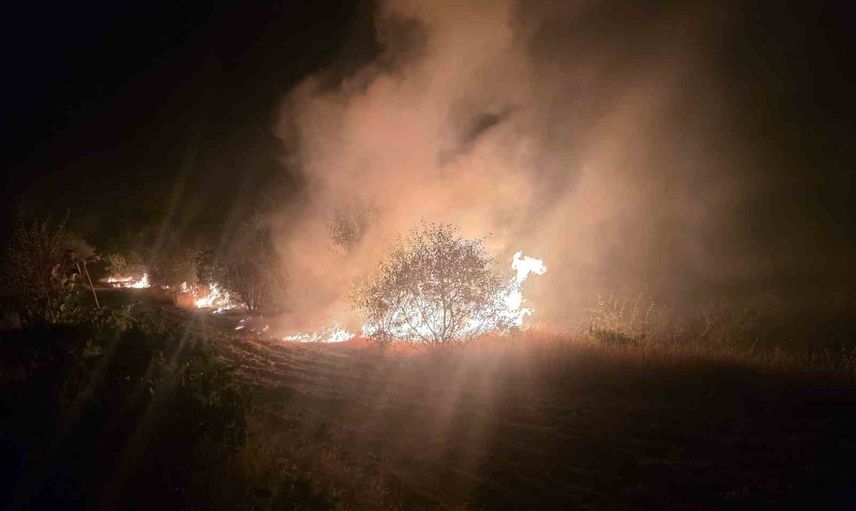 Pirinçci’de odunluk yangını otluk alana yayıldı, ekiplerin müdahalesiyle kontrol altına alındı