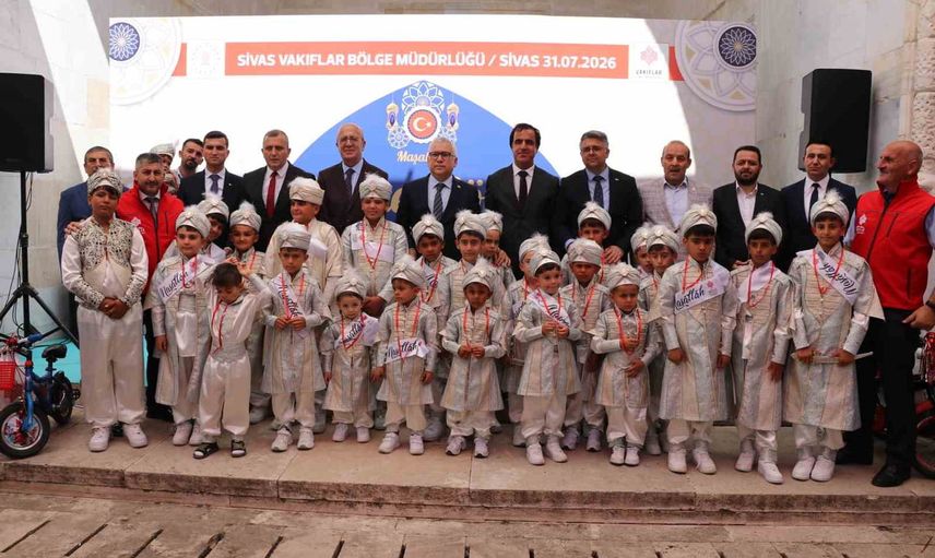 Sivas'ta 530 yıllık vakıf geleneği sünnet şöleninde hayat buldu