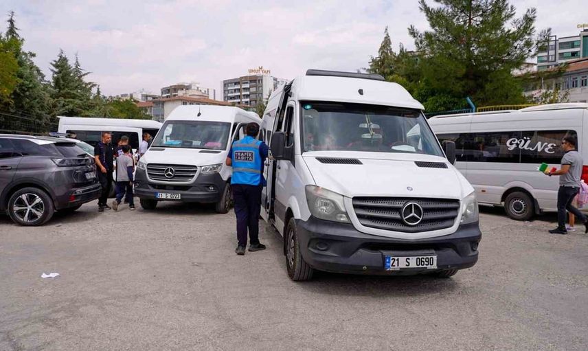 Diyarbakır'da okul servisleri sıkı denetim altında