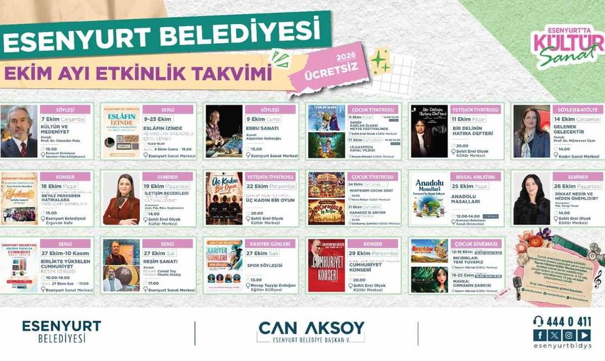 Ekimde Esenyurt'ta sanat her yaştan izleyiciyle buluşuyor