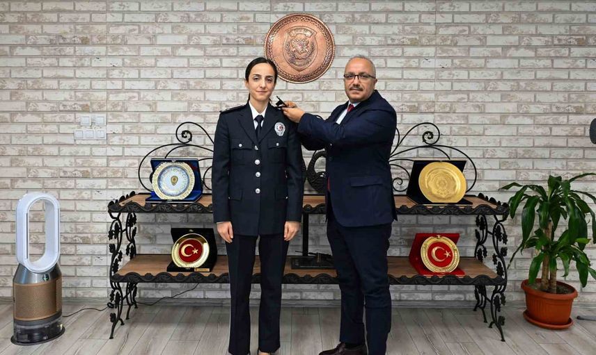 Terfi heyecanı: Bolu polisi yeni rütbelerine kavuştu