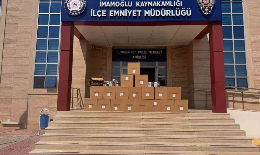 İmamoğlu'nda huzur uygulamasıyle büyük ele geçirme: ecza hapı, kannabinoid ve makaron