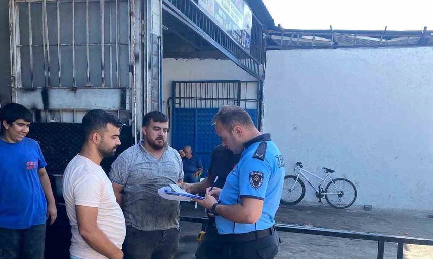 Germencik'te Ortaklar Küçük Sanayi Sitesi'nde ruhsat uyumuna yönelik kapsamlı denetim