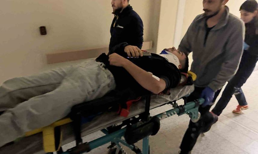 Sıratut mahallesinde trafik kazası: motosiklet sürücüsü yaralandı