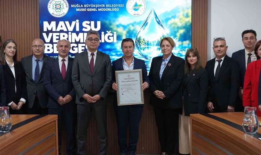 MUSKİ mavi su verimliliği belgesini alan öncü kurumlardan oldu