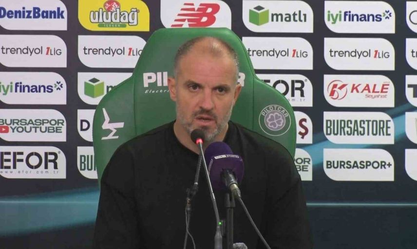 İlk yarı umut verdi, ikinci yarı Bursaspor'u düşündürdü