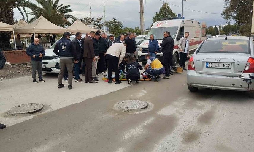 Çarşamba'da elektrikli bisiklet kazası: genç dizinden yaralandı