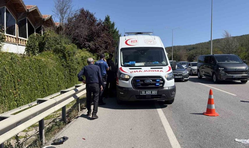 Çorum’da Samsun-Çorum kara yolunda zincirleme kaza: beş kişi yaralandı